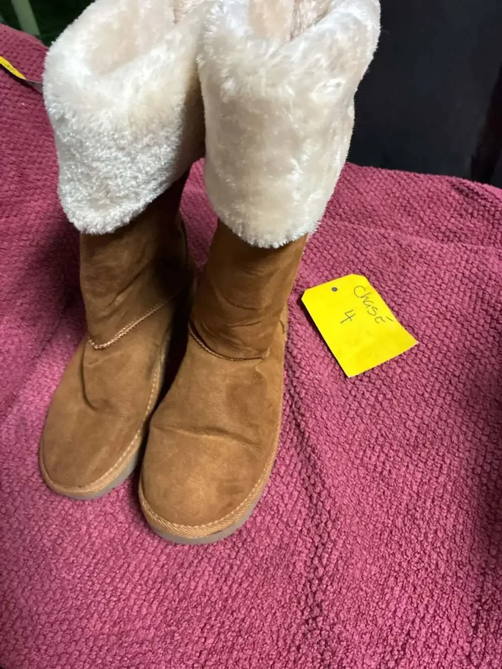 Arizona Jean Company Suede Faux Fur Lined Winter Boots